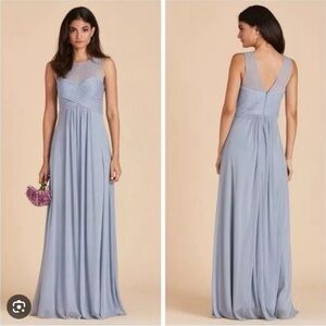 Birdy Grey Size Medium Dusty Blue Bridesmaid or Cocktail Formal Maxi Dress